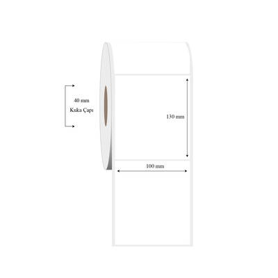 100mm x 130mm Tekli PP Şeffaf Etiket - 1