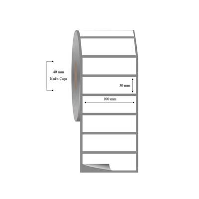 100mm x 30mm Tekli Fasson Fastyre Etiket - 1